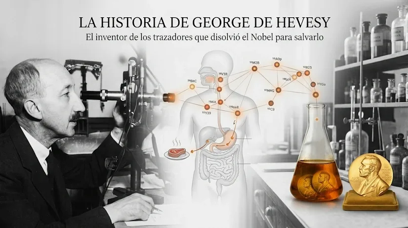 Del pastel de carne a la medicina nuclear: La astucia radiactiva de George de Hevesy