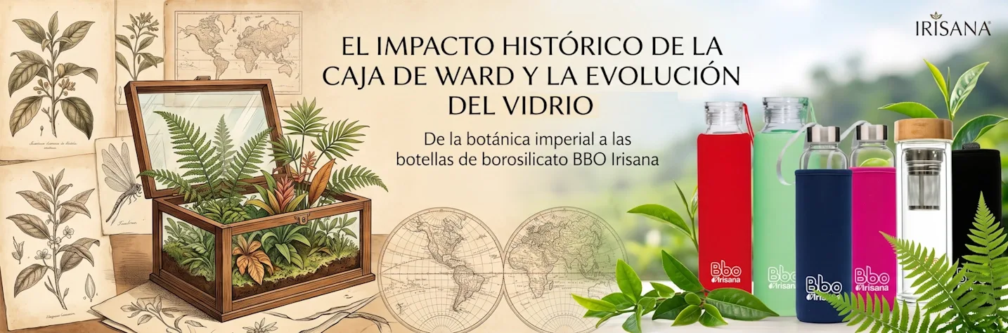 De la Botánica Imperial a tu Hidratación Diaria: El Impacto de la Caja de Ward y el Borosilicato de BBO Irisana